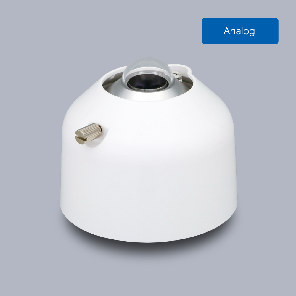 MS-40 pyranometer with analog output, displayed on a neutral grey background.