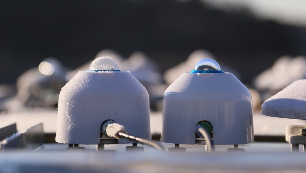 EKO Pyranometer extreme cold weather conditions with dome heating