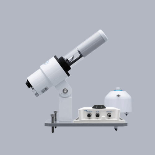 MS-90 Plus+ sensor with telescope-like design for accurate measurements.