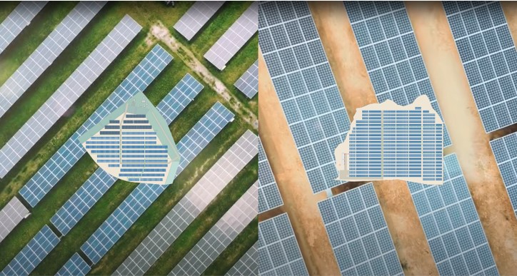 EKO Solar Park Ariel Image